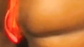 Big Black Ass in Panties Ass Clapping and Spreading Cheeks