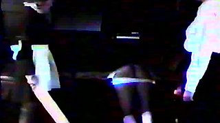 Amateur ebony babe has both her pussy and ass tunnel filled