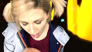 Hot Erotic blonde teens play with kinky toys