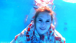 Long Breath Holding Underwater