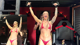 Armpit Tickle Torment on Her Most Ticklish Spot! Don't Let Go Challenge Mars Solo and Tickling Harmony
