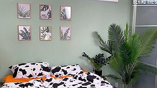 Amazing hot gay group sex scene in a warehouse