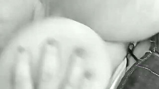 Classic Busty BBW Kris Fucked by 2 Studs
