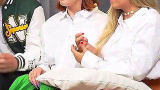 Four Spicy Latinas Annie Sofia Dani and Milan Swap Partners in Heated Orgy