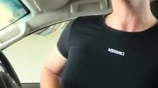 Haydie May Bird Masturbates In The Car Wash