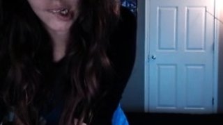 Shy brunette homemade amateur webcam teen
