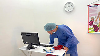 Method Doctor relieves my discomfort with his big thick cock inside my tight pussy... instant relief