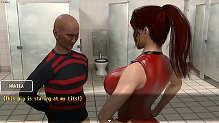 Busty animated 3D hentai features hardcore rough sex and creampies