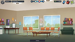 Horny 18 Plus College Students Having Sex in Library Summertime Saga