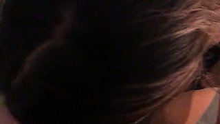 Cute brunette young hookup amateur teen blowjob