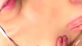 Busty Asian MILF Gets Big Tits Played with and Glazed