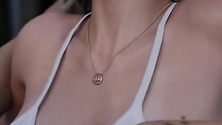 Awam Sophia Slutty Edition - Sophia’s Lesbian Play with Ellie While Fantasizing About Sucking Dylan’s Cock
