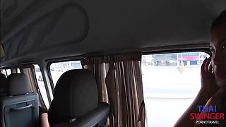 Asian Thai mama on the public bus - homemade