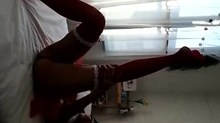 On Webcam A Sexy Teen Takes Off Her Lingerie Top