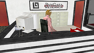 Office Slut's Icesicle Orgasm: 3D Cartoon Masturbation Frenzy