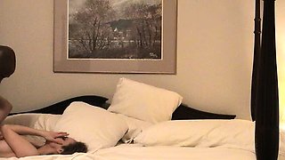 Hardcore interracial slut blowjob fuck for her tiny throat