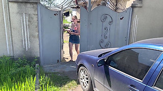She Cant Start the Car but Her Pussys on Fire