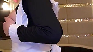 I Cup Bombshell Beauty with Busty Curves Puts Her Maid Cafe Charm Fully to Work