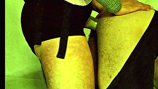 Femdom Wife Pegging Husband with Big Dildo and Very Deep