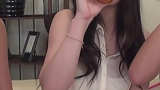 Wild Group Session Asian Babe Licked, Ridden and Facialized