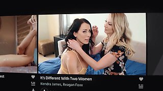 Girlsway - aged college besties Kenna James, Kenzie Taylor & Bella Rolland have insane reunion