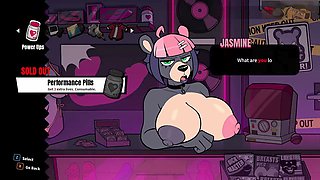 Finally giving Dawna a deep throat on her stiff mode