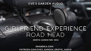 Girlfriend Experience: Road Head - Blowjob Sounds Only - Erotic Audio by Eves Garden