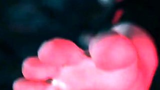 Hot amateur european foot and pantyhose fetish