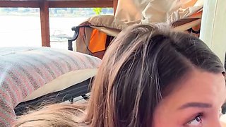 Amateur Foot Fetish Girlfriend Sucks and gives a Footjob