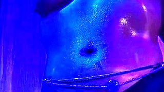 Amateur blondie solo anal masturbation