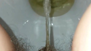 Showing off My Hairy Armpits and Piss