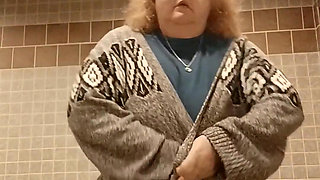 Shh dont tell I was  being naughty in the rest room of a diner that