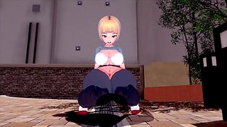 THREE DIMENSIONAL MANGA PORN - IMMENSE-BOOBED HOTTY - FABULOUS BUTT-CHEEKS - GIGANTIC BUTT pornography