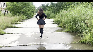 A Stroll Through an Abandoned Part of a Small Town