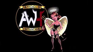 Angel with horns: Blowjob, Licking  Big Tits Porn