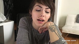 Ersties - Sloan Uses A Dildo While Pleasuring Herself