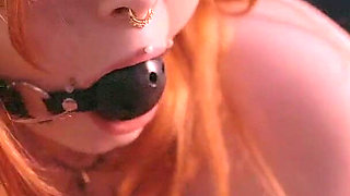 Redhead Sex Slave, He Does What He Wants!