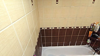 My Hot BBW Wife Masturbates in the Shower