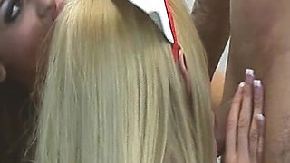 Hot Nurses Scene-2_two Busty MILF Nurses in Sexy Lingerie Enjoy a Facial Together