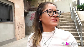 Amateur Teen Beth Choy Casting - Sweet Brunette Begins Her Porn Career Dream