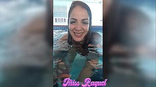 Raquel Sucks and Fucks Underwater in Pool