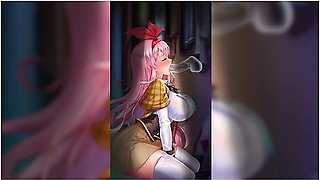 Hentai Anime Teen Gives Divine Blowjob Before Anal Creampie
