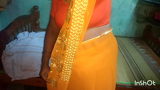 Indian Wife Enjoying Sex with House Owner