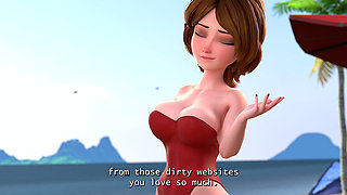 Big Hero 6 - Aunt Cass Beach Episode (Animation with Sound)