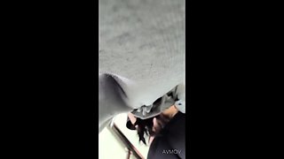 Natural Amateur blowjob outdoors exposed