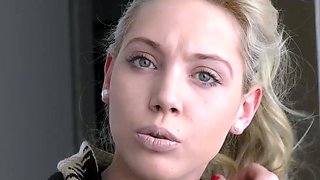 Kimber Delice takes on a hardcore anal gangbang in WoodmanCa