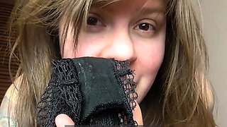 Kinky Wisconsin Girl Teases with JOI Panty Sniffing Instruct