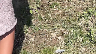 A Compilation of Public Pissing and Creampies in Nature! Road Trip! POV!