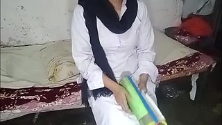 Hot Pakistani School Girl RIMSHAS Fucks Indian Teacher Hard