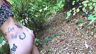 Pretty amateur redhead teen Farrah Flower fucked in public